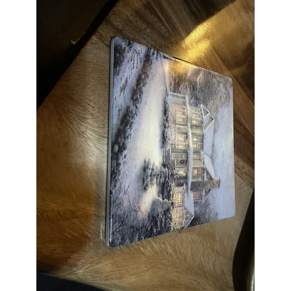 Vintage Thomas Kincaid Painter Of Light Trivet